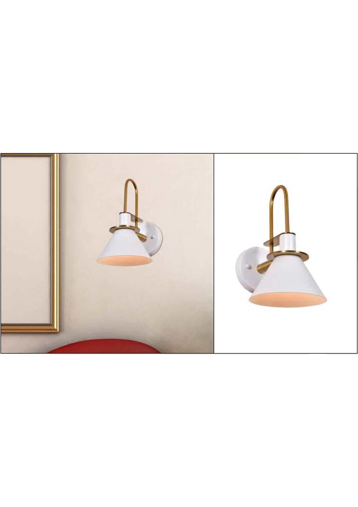 Beyond Lights - White Wall Sconce- GL